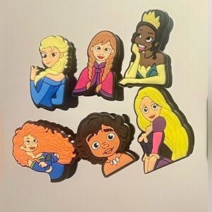 Brand New Disney Princess Shoe Charms Crocs Jibbitz
